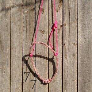 Handmade Round Nose Lariat Rope "Cowboy Cavesson" - Western Horse Training